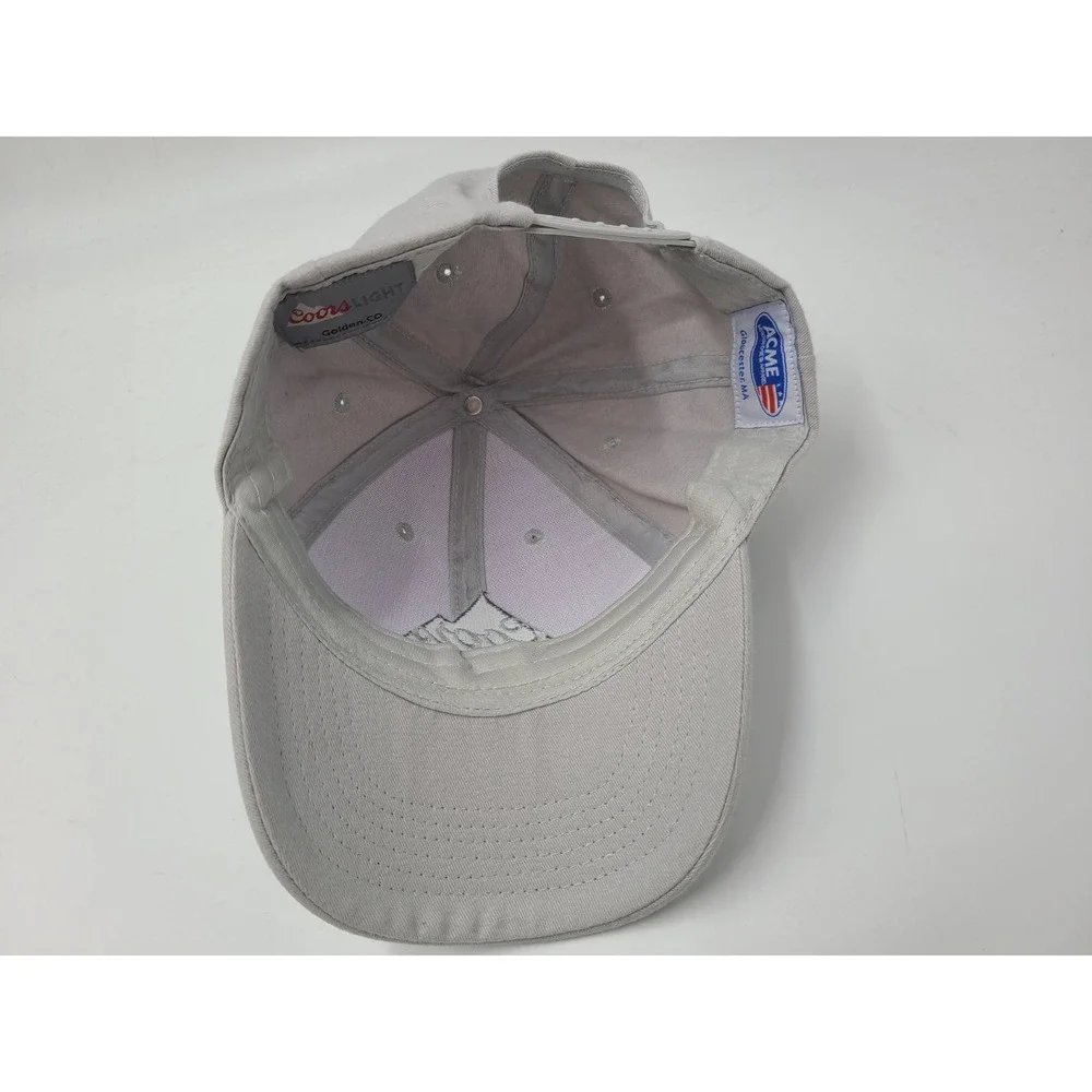 Coors Light Beer Acme Snapback Hat Cap Cotton Casual Baseball Dad Men Women Gray